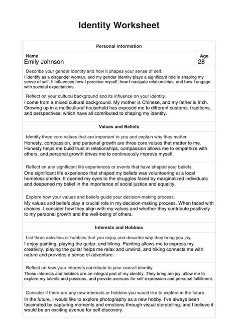 personal identity audit pdf